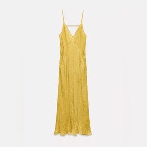 Zara Yellow Maxi Dress